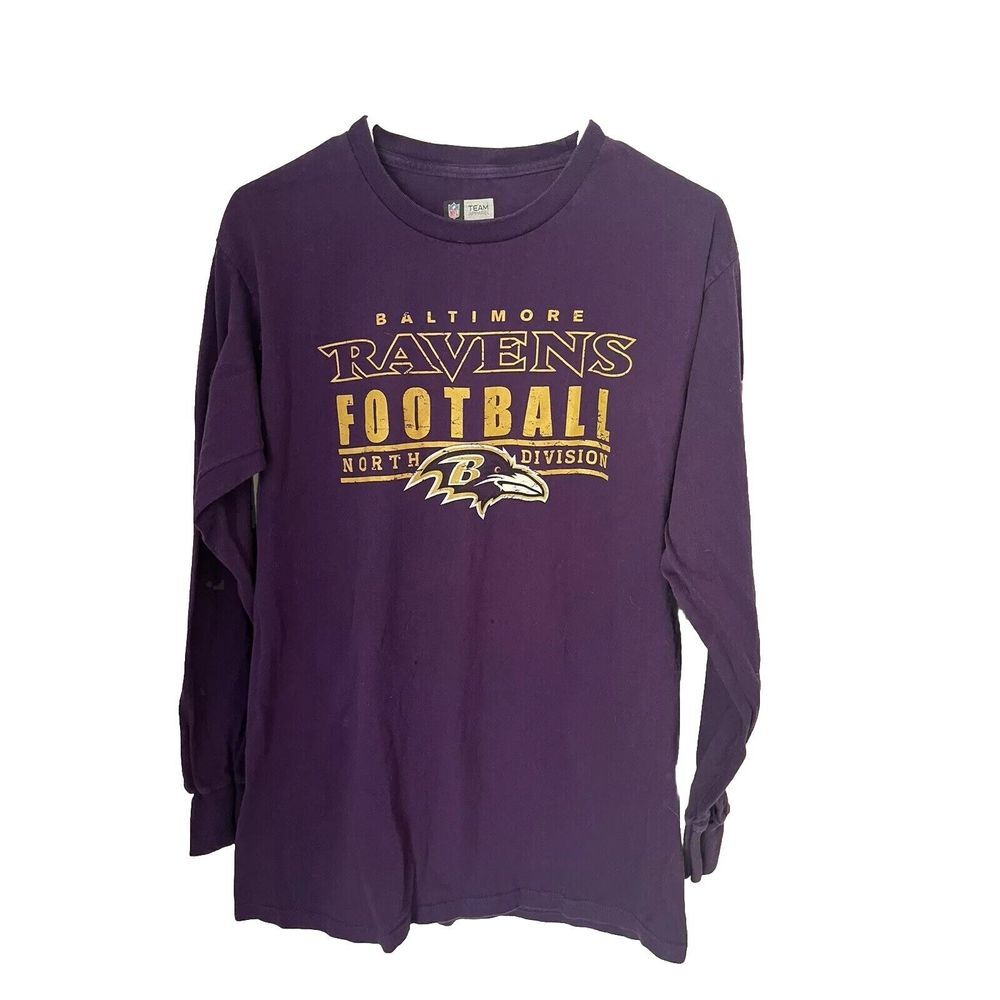 Baltimore Ravens NFL Team Apparel Long Sleeve Tshirt Size Medium‎